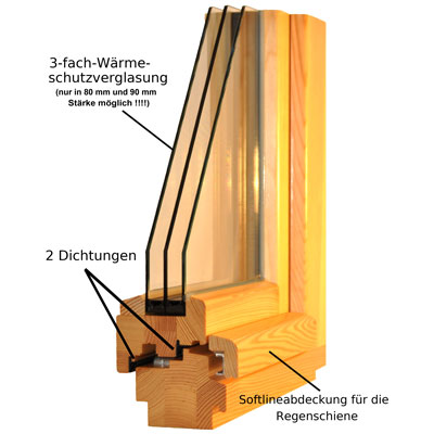 Holz-Fenster von Bromer Bauelemente