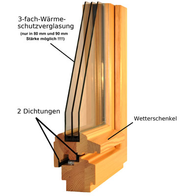 Holz-Fenster von Bromer Bauelemente